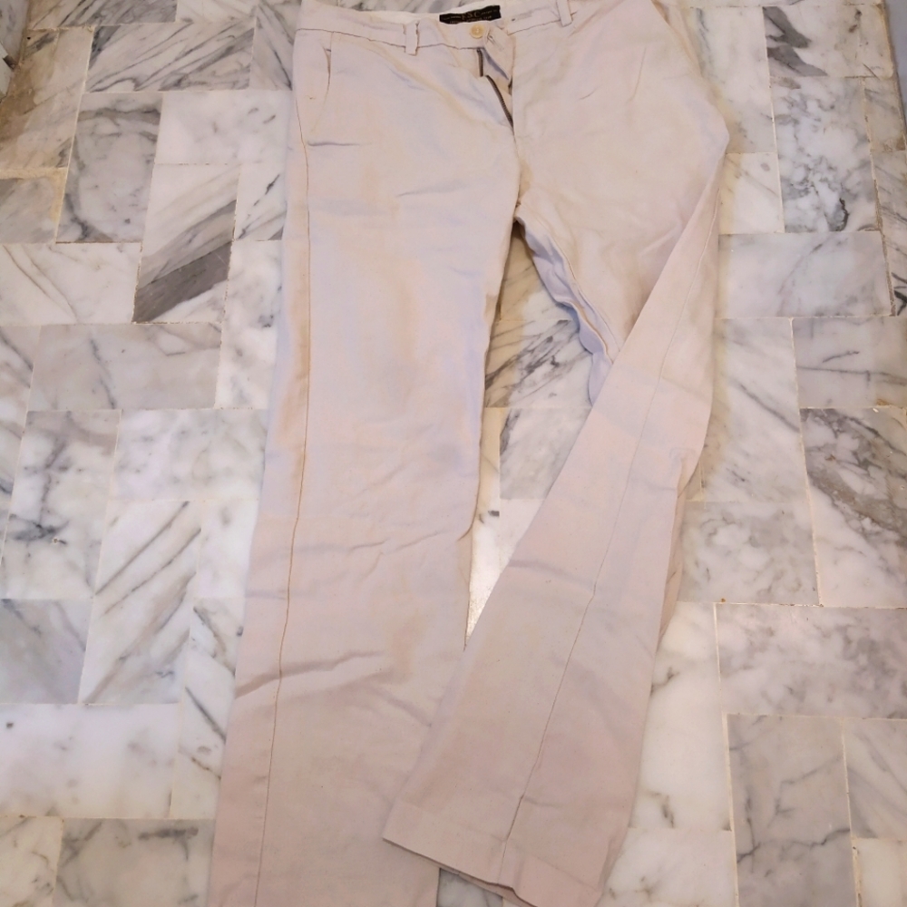 Freeman's Sporting Club Linen Canvas 5 Pants - Sand